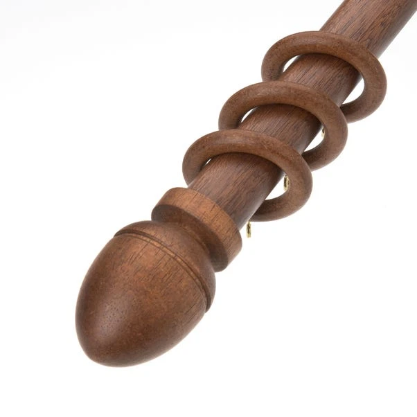 Dunelm Oregon Fixed Acacia Curtain Pole Dia. 28mm 3 Dunelm Oregon Fixed Acacia Curtain Pole Dia. 28mm - Image 3