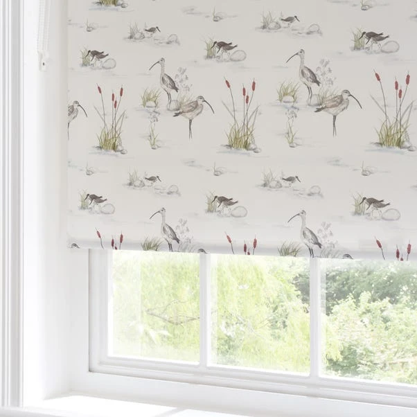 Dunelm Wading Birds Natural Moisture Resistant Daylight Roller Blind 4 Dunelm Wading Birds Natural Moisture Resistant Daylight Roller Blind - Image 4