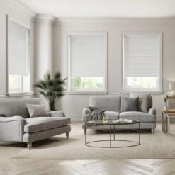 Dunelm 50mm Slats Room Darkening White Venetian Blind 8 Dunelm 50mm Slats Room Darkening White Venetian Blind -Best Curtain Shop 1000148512 alt02