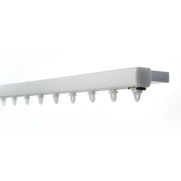 Swish Minima White Aluminium Ceiling Track 4 Swish Minima White Aluminium Ceiling Track - Image 4