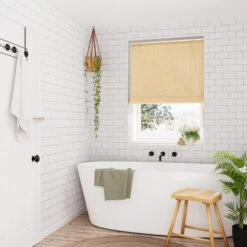 The Edited Life Bamboo Natural Roller Blind -Best Curtain Shop 1000181786 alt03