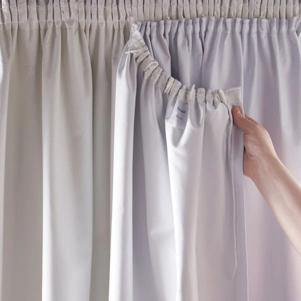 Dunelm Pencil Pleat Blackout Curtain Linings 2 Dunelm Pencil Pleat Blackout Curtain Linings - Image 2