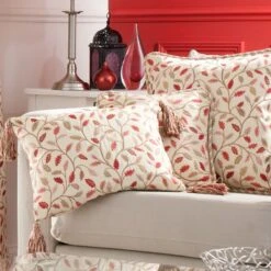 Luxury Collection Heritage Glava Terracotta Pencil Pleat Curtains -Best Curtain Shop 30095526 alt07