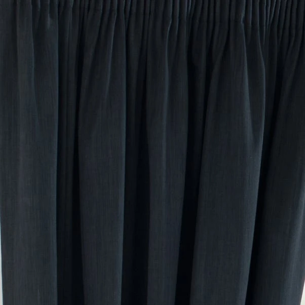 Dunelm Solar Black Blackout Pencil Pleat Curtains 3 Dunelm Solar Black Blackout Pencil Pleat Curtains - Image 3