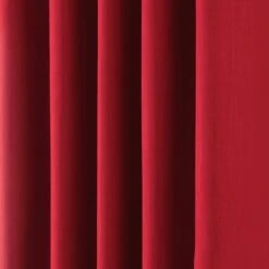 Dunelm Solar Red Blackout Eyelet Curtains -Best Curtain Shop 30138970 alt02