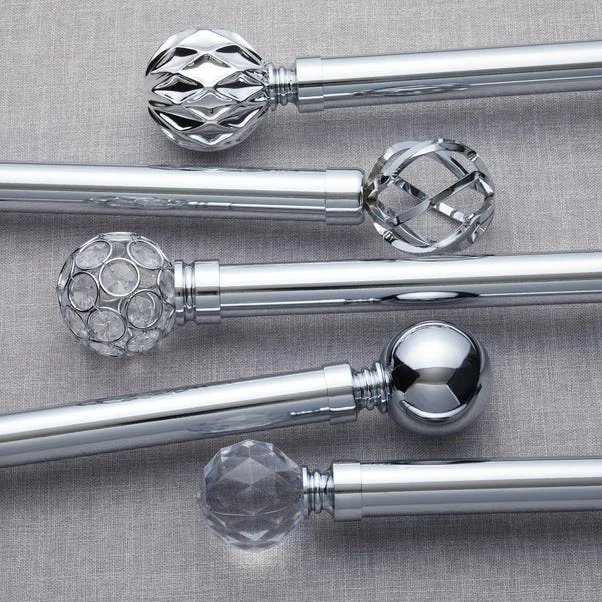 Dunelm Mix And Match 28mm Faceted Finials 2 Dunelm Mix And Match 28mm Faceted Finials - Image 2