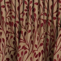 Luxury Collection Willow Red Pencil Pleat Curtains -Best Curtain Shop 30157303 alt02