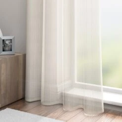 Dunelm Jessica Shimmer Single Eyelet Voile Panel 6 Dunelm Jessica Shimmer Single Eyelet Voile Panel -Best Curtain Shop 30177191 alt06