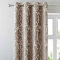 Luxury Collection Versailles Natural Eyelet Curtains