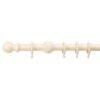 Dunelm Universal Wooden Curtain Pole Dia. 35mm