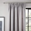 Dunelm Vermont Dove Grey Pencil Pleat Curtains