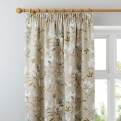 Luxury Collection Magnolia Green Pencil Pleat Curtains