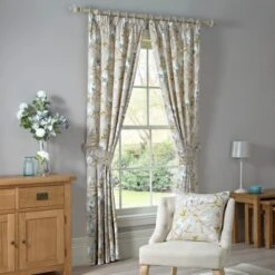 Luxury Collection Magnolia Green Pencil Pleat Curtains 9 Luxury Collection Magnolia Green Pencil Pleat Curtains -Best Curtain Shop 30238320 alt03