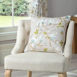 Luxury Collection Magnolia Green Pencil Pleat Curtains 11 Luxury Collection Magnolia Green Pencil Pleat Curtains -Best Curtain Shop 30238320 alt07