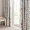 Dorma Wildflower Blackout Pencil Pleat Curtains