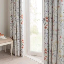Dorma Wildflower Blackout Pencil Pleat Curtains