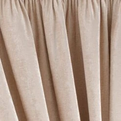 Dunelm Chenille Cream Thermal Pencil Pleat Door Curtain -Best Curtain Shop 30262189 alt02