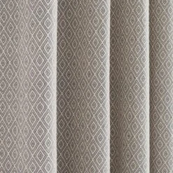 Elements Oslo Grey Eyelet Curtains -Best Curtain Shop 30273762 alt02