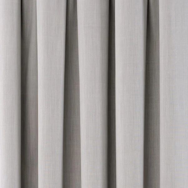 Dunelm Solar Grey Blackout Pencil Pleat Curtains 3 Dunelm Solar Grey Blackout Pencil Pleat Curtains - Image 3