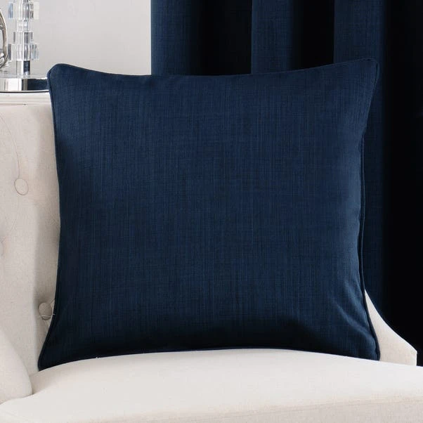 Dunelm Solar Navy Blackout Pencil Pleat Curtains 5 Dunelm Solar Navy Blackout Pencil Pleat Curtains - Image 5