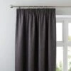 Dunelm Solar Slate Blackout Pencil Pleat Curtains