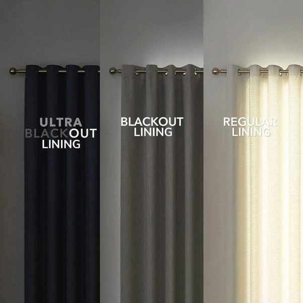 Dunelm Solar Slate Blackout Pencil Pleat Curtains 5 Dunelm Solar Slate Blackout Pencil Pleat Curtains - Image 5