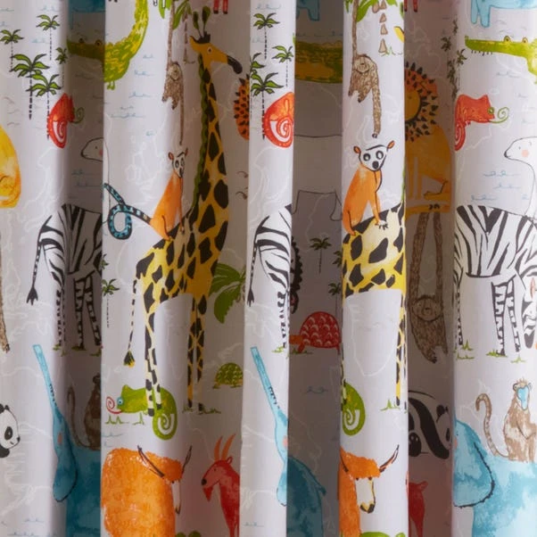 Dunelm Grey My World Thermal Blackout Eyelet Curtains 3 Dunelm Grey My World Thermal Blackout Eyelet Curtains - Image 3