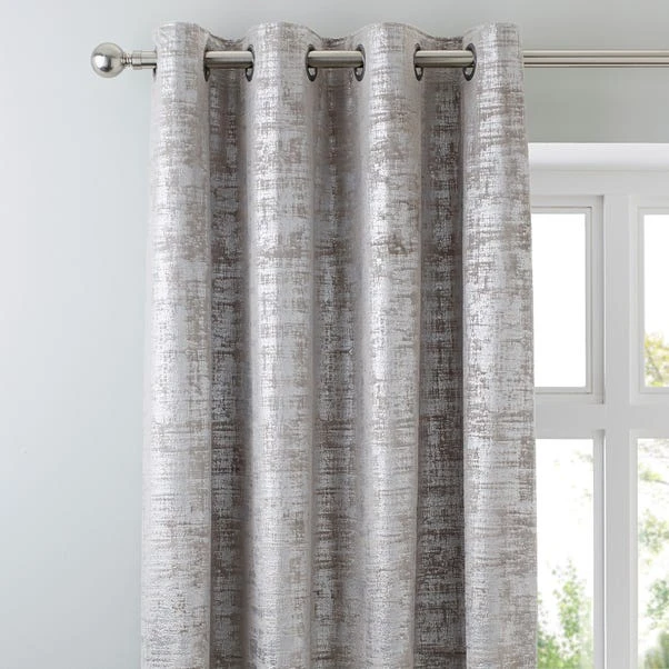 Dunelm Romano Silver Velour Eyelet Curtains 1 Dunelm Romano Silver Velour Eyelet Curtains