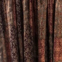 Luxury Collection Belmont Burgundy Velvet Pencil Pleat Curtains 7 Luxury Collection Belmont Burgundy Velvet Pencil Pleat Curtains -Best Curtain Shop 30563329 alt02