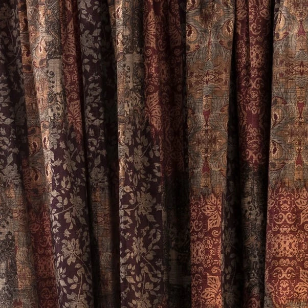 Luxury Collection Belmont Burgundy Velvet Pencil Pleat Curtains 3 Luxury Collection Belmont Burgundy Velvet Pencil Pleat Curtains - Image 3