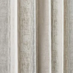 Luxury Collection Sadie Stripe Mink Eyelet Curtains -Best Curtain Shop 30616019 alt02