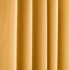 Dunelm Solar Mustard Blackout Pencil Pleat Curtains 8 Dunelm Solar Mustard Blackout Pencil Pleat Curtains -Best Curtain Shop 30629938 alt02