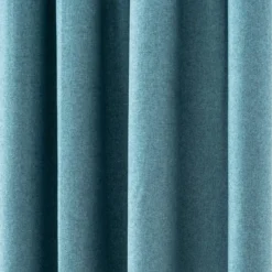 Dunelm Luna Teal Blackout Pencil Pleat Curtains -Best Curtain Shop 30631905 alt02
