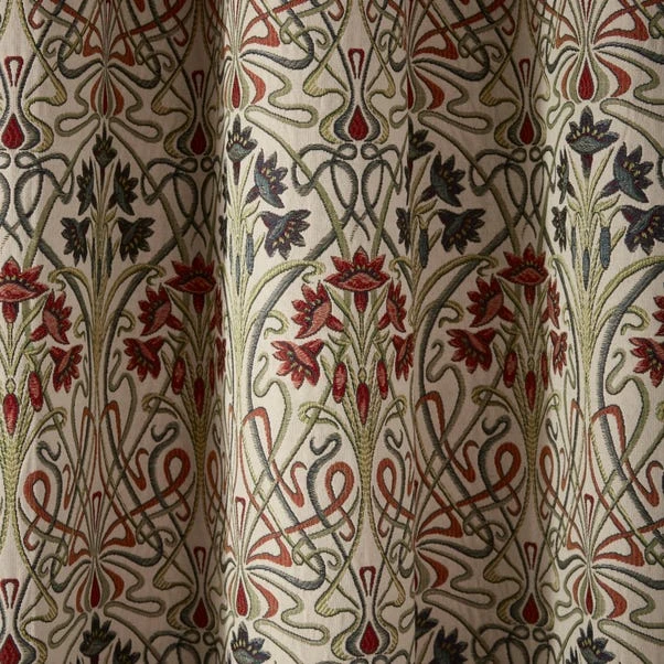 Dunelm Lucetta Mauve Pencil Pleat Door Curtain 3 Dunelm Lucetta Mauve Pencil Pleat Door Curtain - Image 3