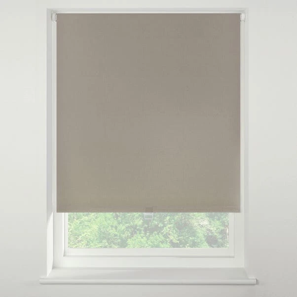 Swish Taupe Cordless Blackout Roller Blind 1 Swish Taupe Cordless Blackout Roller Blind