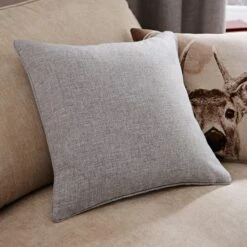 Dunelm Jennings Grey Thermal Eyelet Curtains -Best Curtain Shop 30650438 alt07