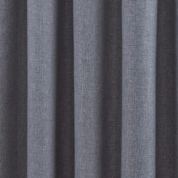 Dunelm Jennings Grey Thermal Pencil Pleat Curtains 3 Dunelm Jennings Grey Thermal Pencil Pleat Curtains - Image 3