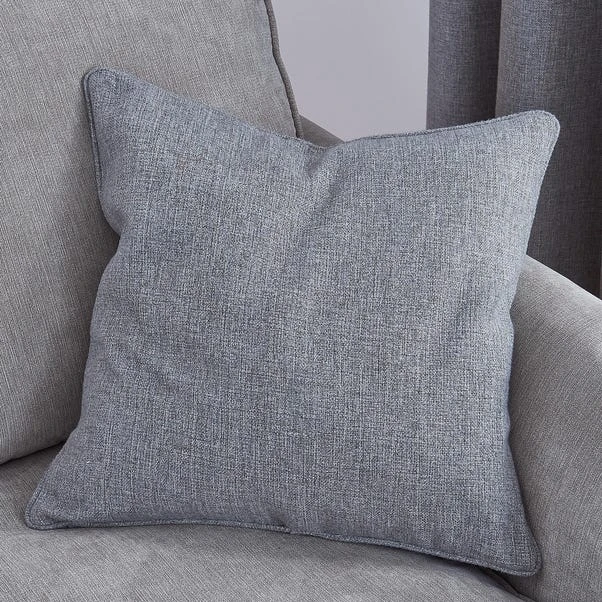 Dunelm Jennings Grey Thermal Pencil Pleat Curtains 4 Dunelm Jennings Grey Thermal Pencil Pleat Curtains - Image 4