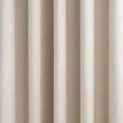Dunelm Luna Brushed Natural Blackout Eyelet Door Curtain -Best Curtain Shop 30651037 alt02
