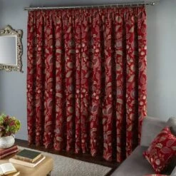 Luxury Collection Edina Chenille Pencil Pleat Curtains 9 Luxury Collection Edina Chenille Pencil Pleat Curtains -Best Curtain Shop 30671964 alt04