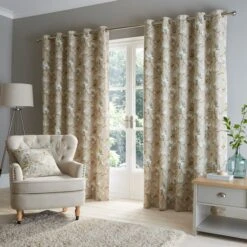 Luxury Collection Magnolia Green Eyelet Curtains 9 Luxury Collection Magnolia Green Eyelet Curtains -Best Curtain Shop 30671985 alt03