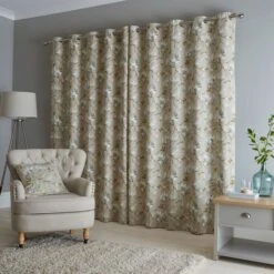 Luxury Collection Magnolia Green Eyelet Curtains 10 Luxury Collection Magnolia Green Eyelet Curtains -Best Curtain Shop 30671985 alt04