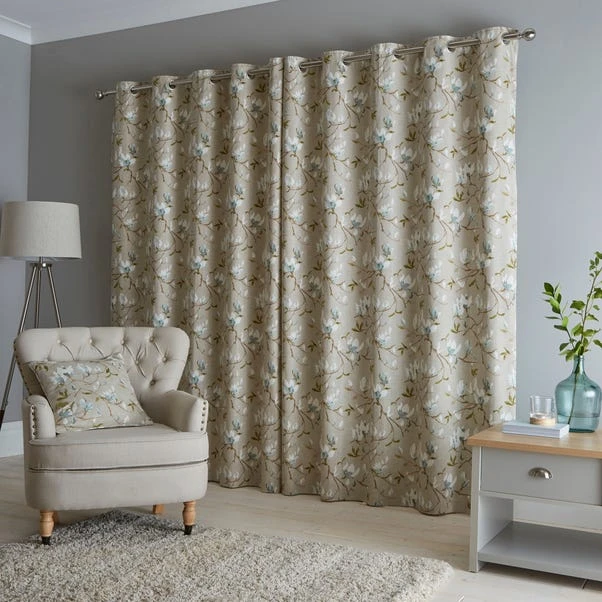 Luxury Collection Magnolia Green Eyelet Curtains 5 Luxury Collection Magnolia Green Eyelet Curtains - Image 5