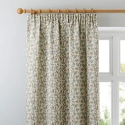 Dunelm Dianna Duck Egg Pencil Pleat Curtains