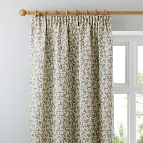 Dunelm Dianna Duck Egg Pencil Pleat Curtains 1 Dunelm Dianna Duck Egg Pencil Pleat Curtains