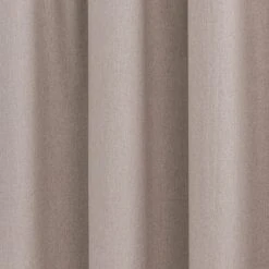Dunelm Luna Brushed Pebble Blackout Pencil Pleat Curtains -Best Curtain Shop 30677054 alt02