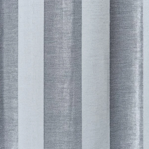 Luxury Collection Parker Grey Chenille Eyelet Curtains 3 Luxury Collection Parker Grey Chenille Eyelet Curtains - Image 3