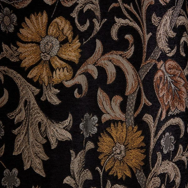 Dunelm Betsy Black Eyelet Curtains 3 Dunelm Betsy Black Eyelet Curtains - Image 3