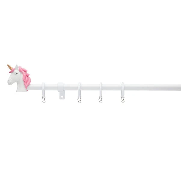 Dunelm Unicorn Extendable Eyelet Curtain Pole Dia. 19mm 2 Dunelm Unicorn Extendable Eyelet Curtain Pole Dia. 19mm - Image 2
