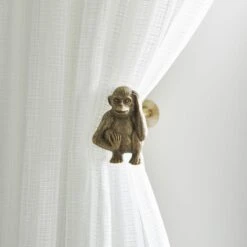 Dunelm Monkey Curtain Single Holdback